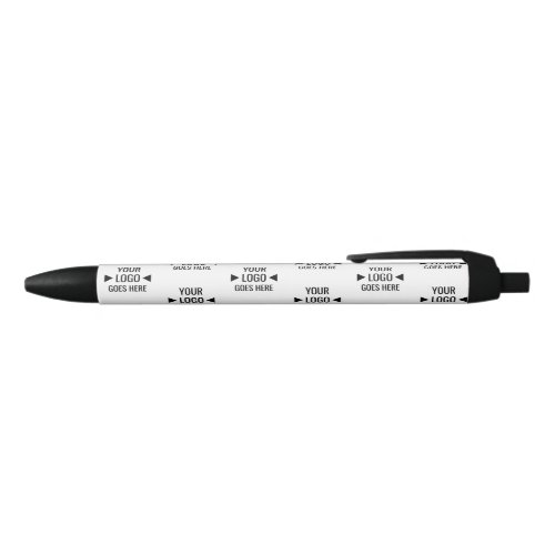 Easy Custom Corporate Business Logo Pattern Black Ink Pen