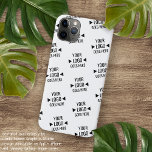 Easy Custom Corporate Business Logo Pattern Iphone 15 Pro Max Case at Zazzle