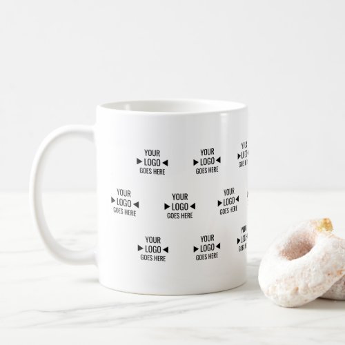 Easy Custom Corporate Business Logo Pattern Coffee Mug