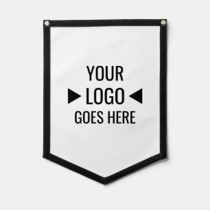 Easy Custom Corporate Business Logo Pennant