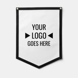 Easy Custom Corporate Business Logo Pennant