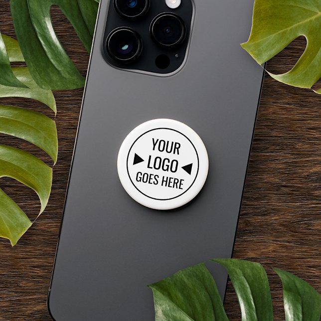 Easy Custom Corporate Business Logo PopSocket (Creator Uploaded)