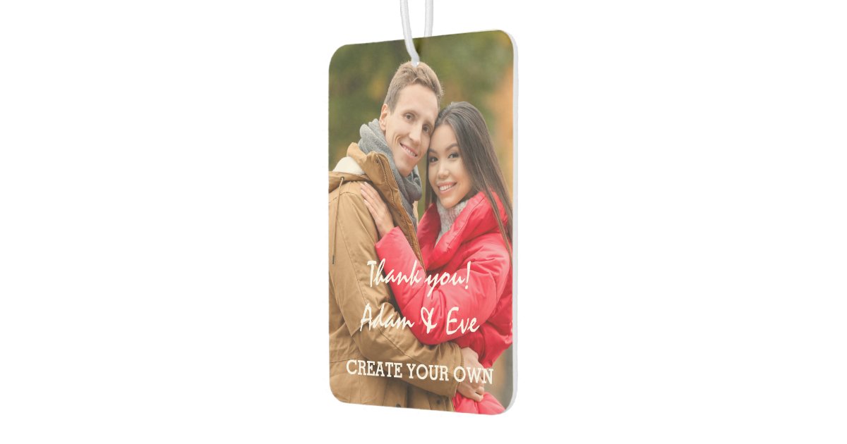 Download Easy Custom Event Photo Template Air Freshener Zazzle Com