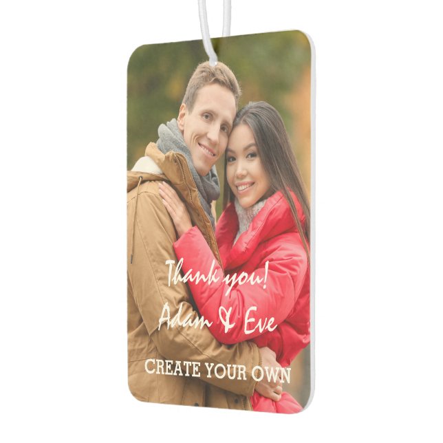 Easy Custom Event Photo Template Air Freshener (Left)