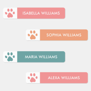 Easy Cute Back to School Kids Clothing Labels 