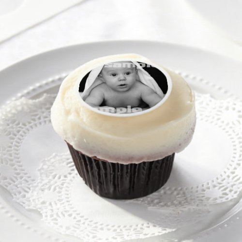 Easy design personalized custom edible frosting rounds