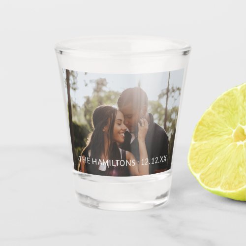 Easy design unique one of a kind personalized shot glass