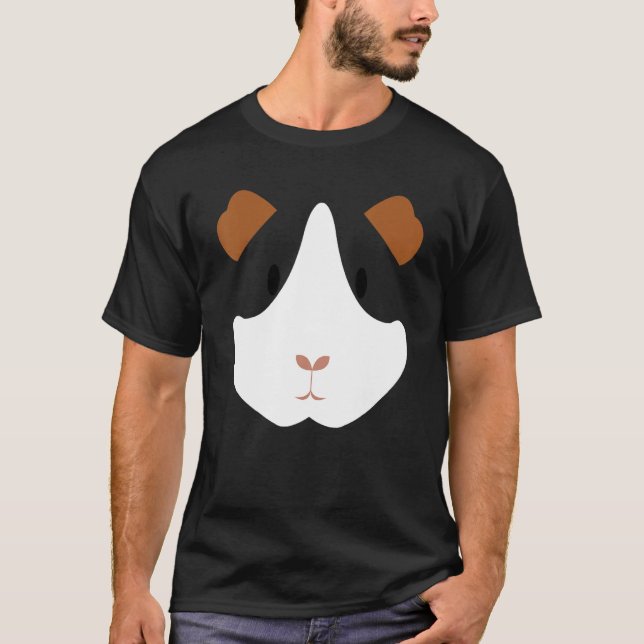 Easy Diy Halloween Costume  Guinea Pig T-Shirt (Front)