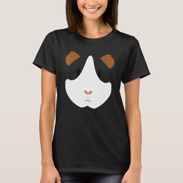 Easy Diy Halloween Costume  Guinea Pig T-Shirt (Front)