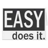 EASY does it (Front Horizontal)