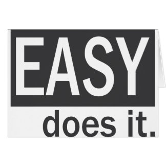 EASY does it Cards
