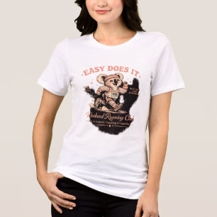 Easy Does It Weekend Running Club Retro Koala Tee