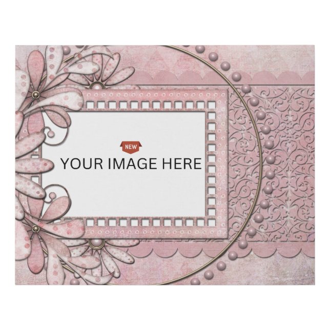 EASY! Faux Wrapped Canvas Print -20x16 - Custom (Front)