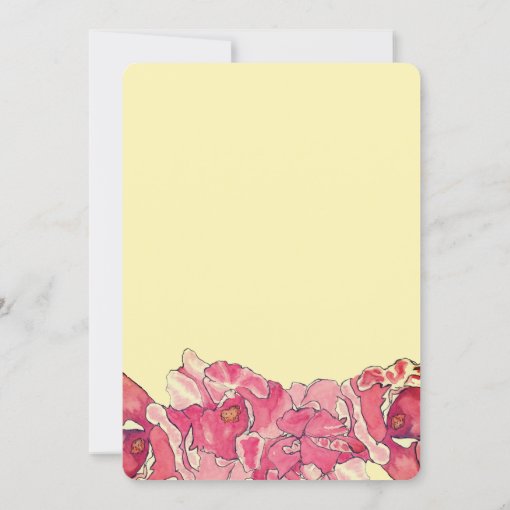 Easy Floral Event Invitation Template Zazzle