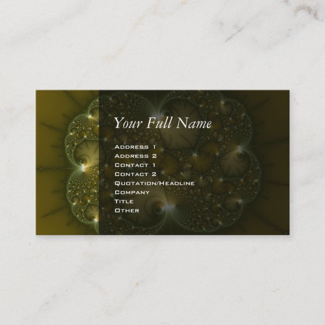 Easy Gro Fractals Business Card (Front)