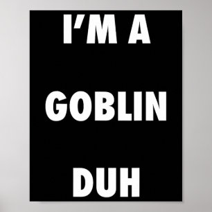 Easy Halloween Goblin Costume Shirt For Men Women Poster