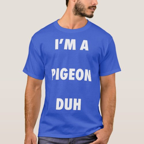 Easy Halloween Pigeon Costume Shirt for Men Kids
