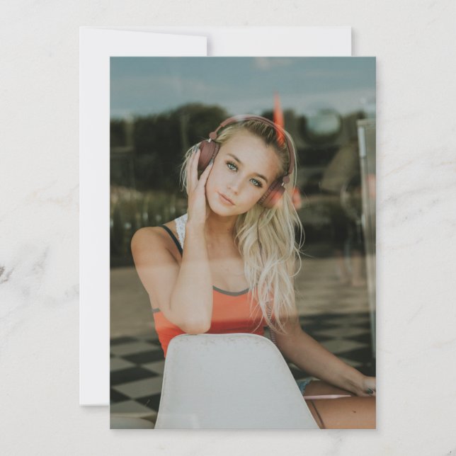 EASY!  Invitations - Personalized - Add your Image (Front)