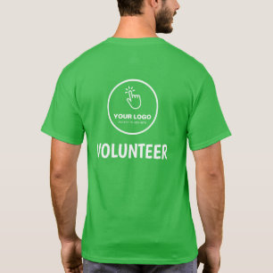 Easy Logo Custom Organization Event Volunteer T-Shirt