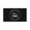 Easy Logo Replacement & Customizable Text | Black