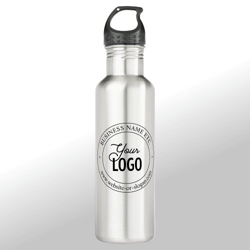 Easy Logo Replacement  Customizable Text Stainless Steel Water Bottle