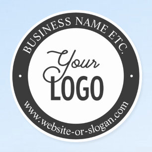 Easy Logo Replacement & Customizable Text Sticker