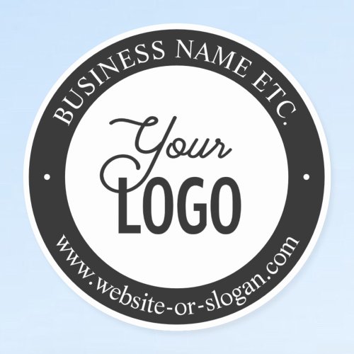 Easy Logo Replacement  Customizable Text Sticker