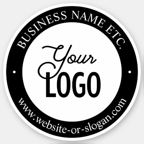 Easy Logo Replacement  Customizable Text Sticker
