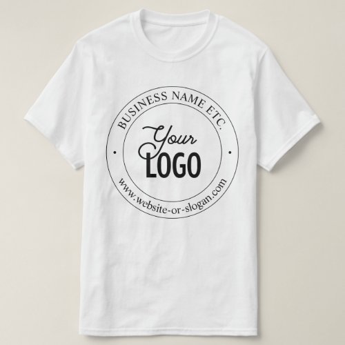 Easy Logo Replacement  Customizable Text T_Shirt