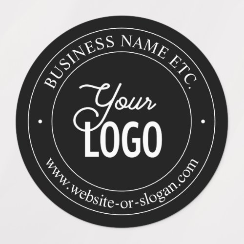 Easy Logo Replacement Customizable Text Waterproof Labels