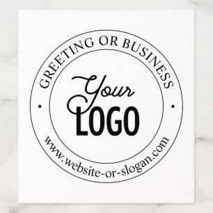 Easy Logo Replacement & Customizable Text White Envelope Liner