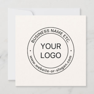 Easy Logo Replacement & Editable Text Off White