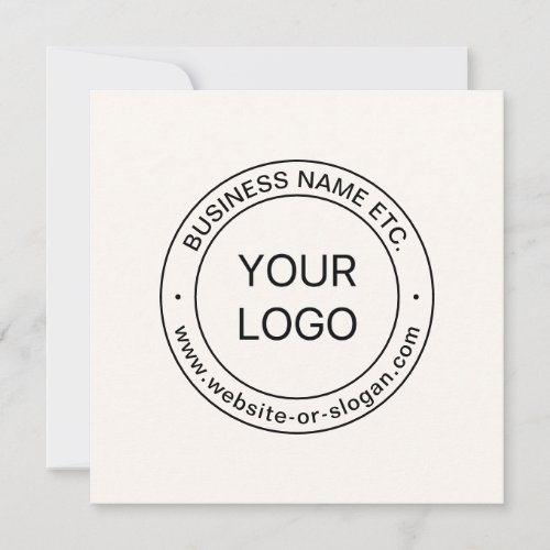 Easy Logo Replacement  Editable Text  Off White