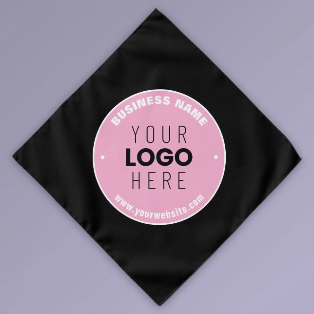 Easy Logo Replacement & Editable Text | Pink/DIY Bandana (Creator Uploaded)