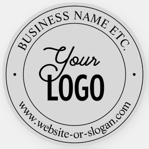 Easy Logo Replacement  Text Transparent Sticker