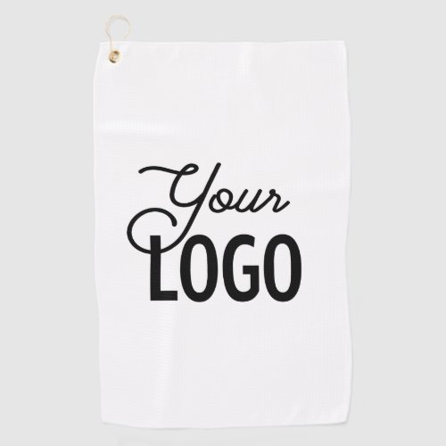 Easy Logo Replacement  White Golf Towel