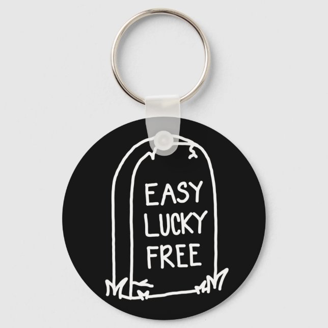 Easy Lucky Free  Keychain (Front)