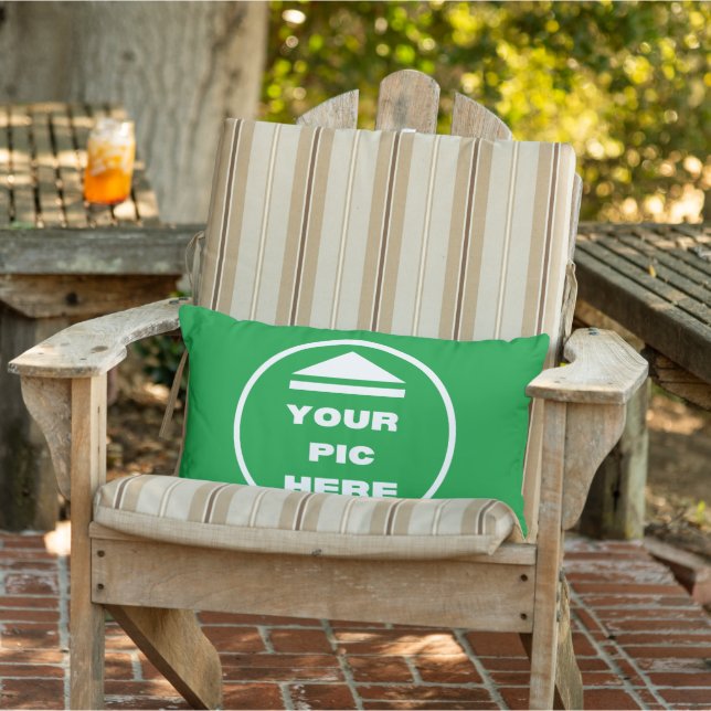 EASY! Lumbar Pillow 13" x 21" Outdoor - Customize  (Chair)