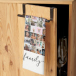 Easy Make Your Own 108 Photo Custom Personalized Kitchen Towel<br><div class="desc">Easy Make Your Own 108 photo Custom Personalized kitchen towels from Ricaso. Makes a wonderful gift idea,  use as intended or as a wall art piece in the kitchen.  Features the word FAMILY or change the text to suit</div>