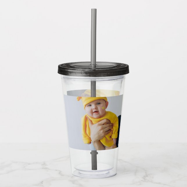 Easy make your own unique personalized by you acrylic tumbler (Front)