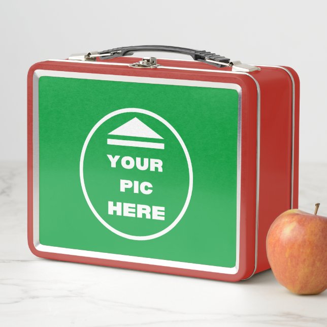 EASY! Metal Lunchbox - Red - Custom (In Situ)