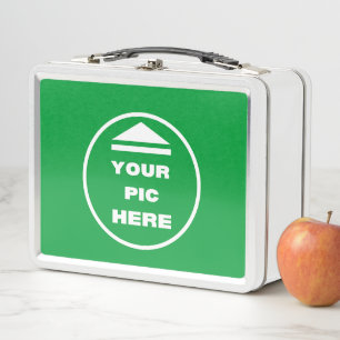 EASY! Metal Lunchbox - White - Custom