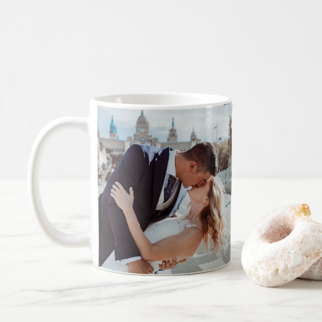 EASY!  Mug - Personalized - Add your Image (With Donut)