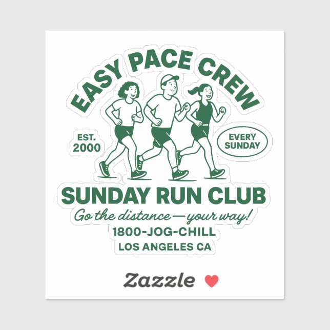 Easy Pace Crew Sticker (Sheet)