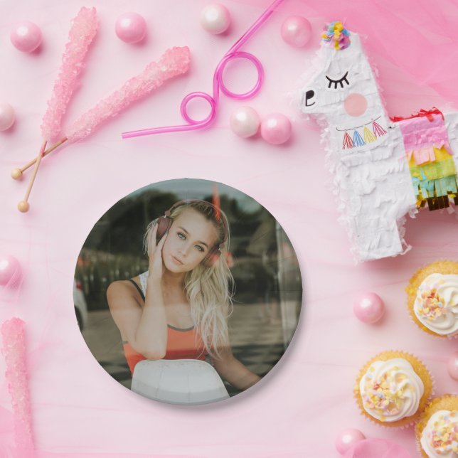 EASY! Paper Plates - Personalized - Add your Image (Party)