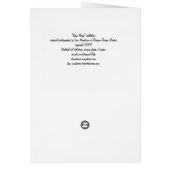 Easy Peasy - Abstract painted ink green circles Cards (Back)