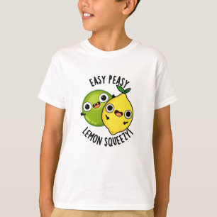 Easy Peasy Lemon Squeezy Funny Fruit Pun  T-Shirt