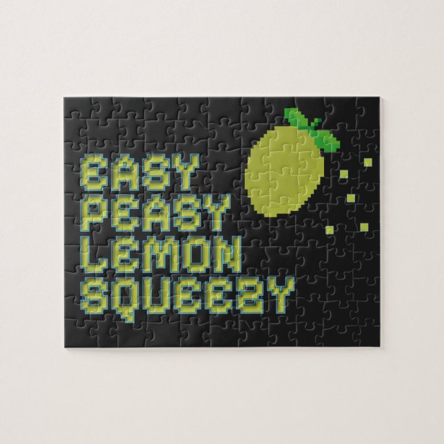 Easy Peasy Lemon Squeezy Pixel Art Puzzle (Horizontal)