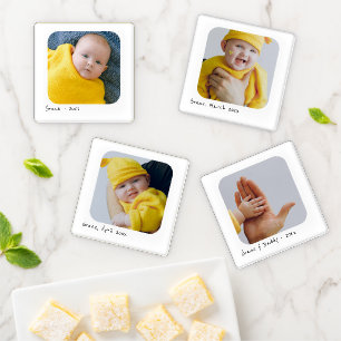 Easy Personalize Your Own Unique Photo Coaster Set