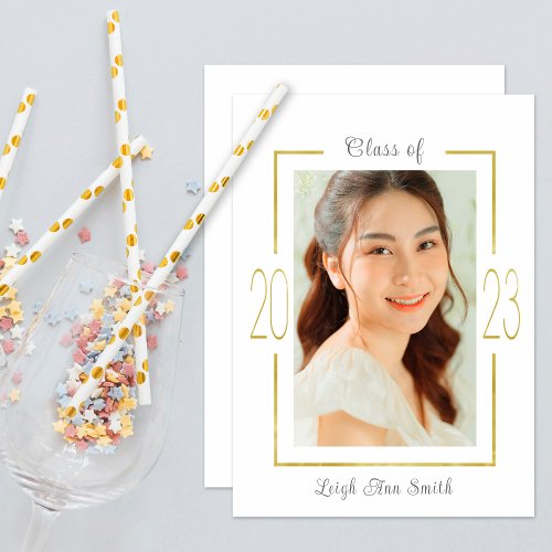 Easy QUICK PRINT PHOTO Graduation Announcement